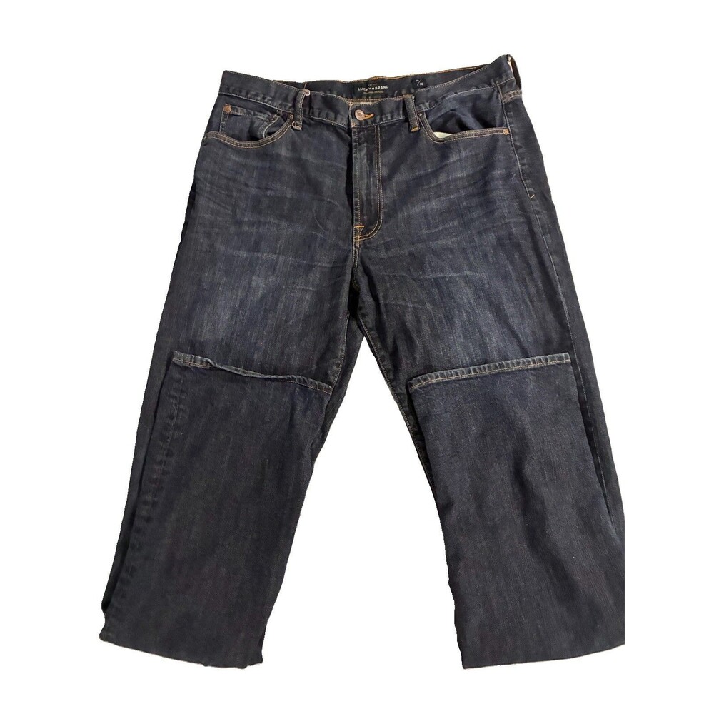 Lucky Brand 181 Relaxed Straight Leg Denim Jeans Mens 36x36 Dark Wash